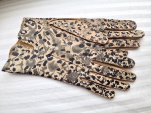Hand-painted Vintage Gloves